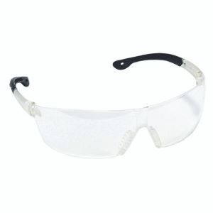 Jackal Clear Anti-Fog Lens, Clear Frosted Temple, Clear Nose Piece