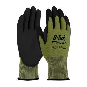 Ansi Cut Lvl A5, Polyurethane Coated Aramid/Polykor Cut Resistant Gloves - Xxl