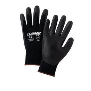 Black Foam Nitrile, Palm Coat On Black 15 Gauge Nylon Liner, Antibacterial &amp; Silicone-Free. En 3132