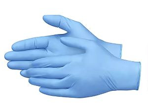 Disposable Nitrile Glove, Powder Free With Textured Grip - 8 Mil - Medium