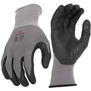 Nitrile Palm W/ Dots Large