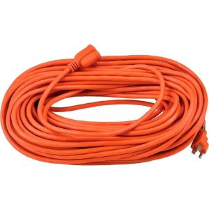 16/3 100' Sjtw Outdoor 3-Prong Grounded Orange Extension Cord