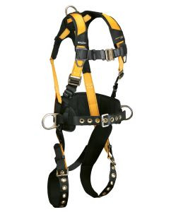2x 3 D-Rings, Back And Side; Tongue Buckle Legs And Mating Buckle Chest, Durable 6" Waist Pad