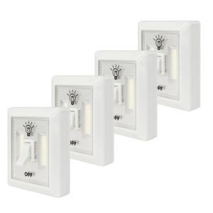 4-Pk Mini Switch Wall Lite