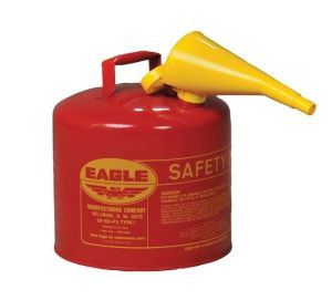5 Gal. Metal - Red W/F-15 Funnel