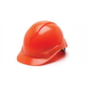 Hi Vis Orange-Ridgeline Cap Style 6 Pt Ratchet Suspension