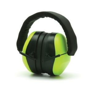 Hi-Vis Lime Ear Muff - Nrr 26db - Individually Packaged