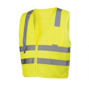 Hi-Vis Lime- 2 Stripes - Size Large