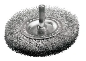4" Wire Wheel, Coarse, 1/4" Shank, Bulk