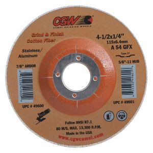 4-1/2" X 1/4 X 5/8"-11 A54gfx T27