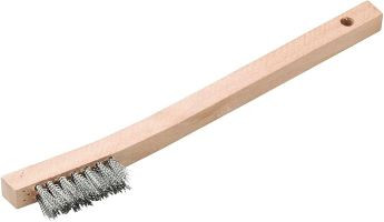 6-7/8" X 1/2" Wooden Handle Welders' Toothbrushes