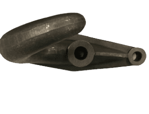 Tow hook plain finished