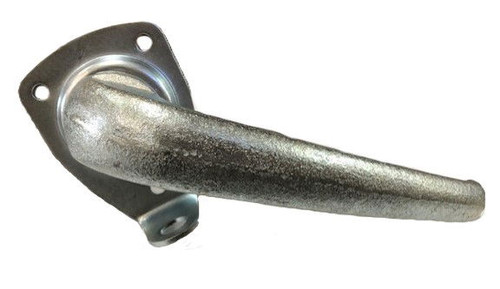 PADLOCKING HANDLE ZINC WITH 5/8" SQUARE SHANK 4 1/2" LONG