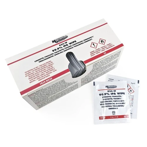 99.9% Isopropyl Alcohol Wipes - Box of 500