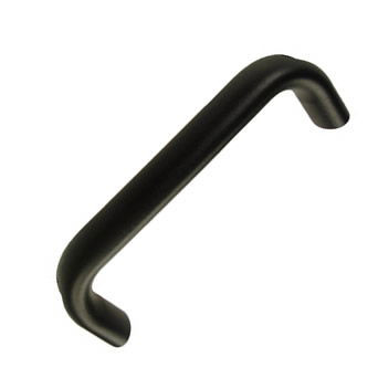 164MM ALUM U HANDLE BLACK
