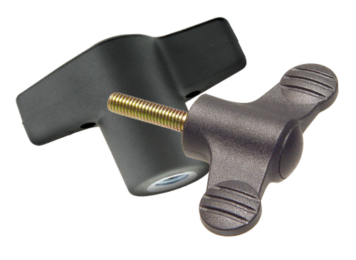 WING KNOB W/STUD SS 1/4-20X.78