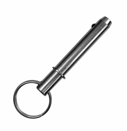 QRP 1144 STEEL 3/8 DIAMETER x 4" GRIP, POSITIVE STOP RELEASE PIN