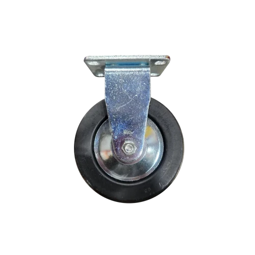 Caster; Rigid-Plate; Wheel Size 5" x 1-1'4"; Wheel Mat