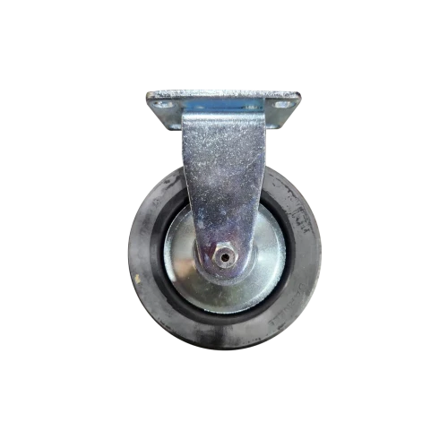 Caster; Rigid-Plate; Wheel Size 5" x 1-1'8"; Wheel Mat