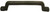 Black 7 1/2 Inch Steel -Core Moulded Handles
