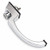 Chrome 5/16 Inch Push Button Handle