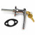 Chrome Steel Locking Surface Mount Handle
