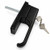 Black Steel Surface Mount Handle