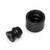 Black Rubber Door Holder With Chrome Cup