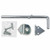 18 Inch Zinc Plated Steel Cane Bolt Latch - Stanley