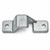 .65 oz Zinc Plated Malleable Iron Polar Cam Lock Kit Bottom Lug Cam