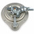 Small Right Hand Stainless Steel 3 Point Hansen D Ring Lock with Mounting Holes