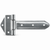 12" Strap Hinge Aluminum