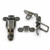 Raw Finish Locking Loop End 227 Series Pull Down Catch without Holes