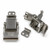 Stainless Steel 83314-42 Series Non Locking Loop End Compression Spring Catch with Holes