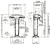 Black Enamel Stainless Steel Spring Hood Latch