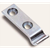 OJOP 50 Striker Platinum Raw Finish Stamped Adjustable Catch Strike without Mounting Holes
