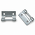 Zinc Plated DH-41 Series Spring Hook Strike with Mounting Holes - Dicontinued