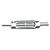 3/4 x 6 in Weldless Turn Buckle with Galvanized Body