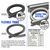 3/16 in Slot White Aluminum Leather Edge Trim Without Rubber Seal