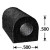 1/2 in "D" Section Rubber Seal