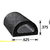 39/64 in "D" Section Rubber Seal