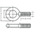 1 1/2 - 6 in Plain Pattern Eye Bolts