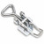 Platinum 701L Locking Stamped Loop End Adjustable Over Center Catch without Holes