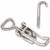 Zinc 703 Locking Stamped Hook End Adjustable Over Center Catch with Holes