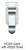 316 Stainless Steel Non Locking Loop End 204 Series Pull Down Catch with Holes