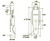 Plain Steel Extended Lever 210 Series Pull Down Catch