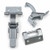 DISCONTINUED - Zinc Plated HR Series Spring Hook End Non Locking Spring Hook Catch with Holes