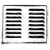12 1/4 x 10 1/2 inch Aluminum Multi-Purpose Aluminum Louver