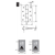 Stainless Steel 120mm Single Action Spring Hinge