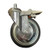 5" Rubber on Steel Swivel Caster w/ Brake